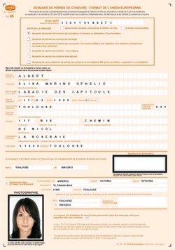 formulaire duplicata permis de conduire
